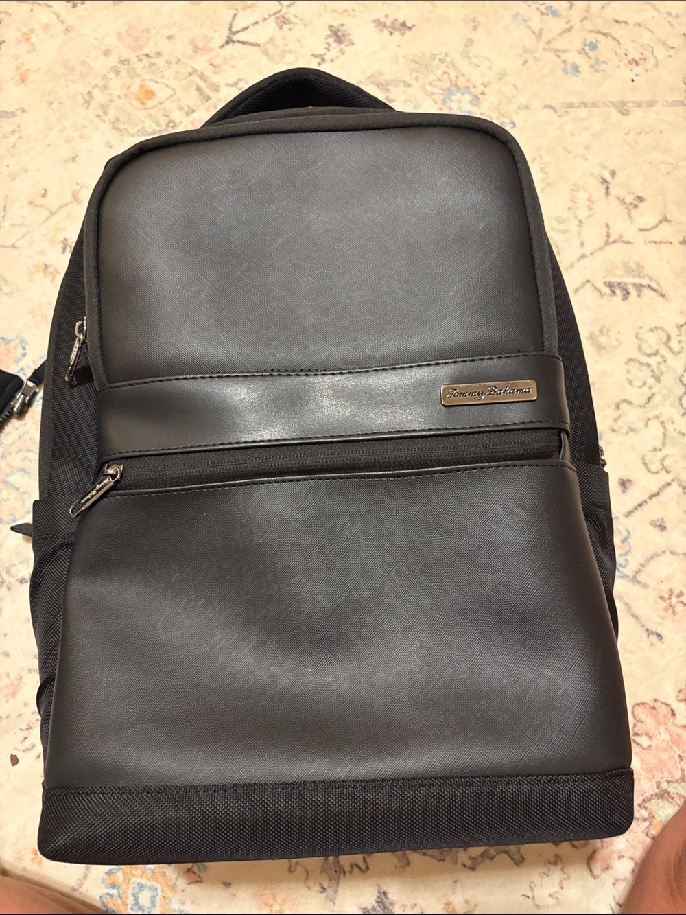 Tommy Bahama Black Men's Travel Backpack. Laptop bag. Like New! So nice!